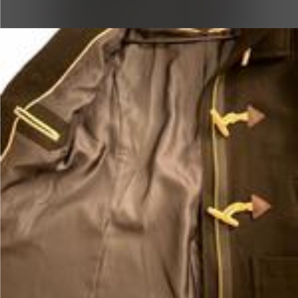 J.Crew Melton Wool Black Duffle Toggle Coat Size 4 - Picture 5 of 7